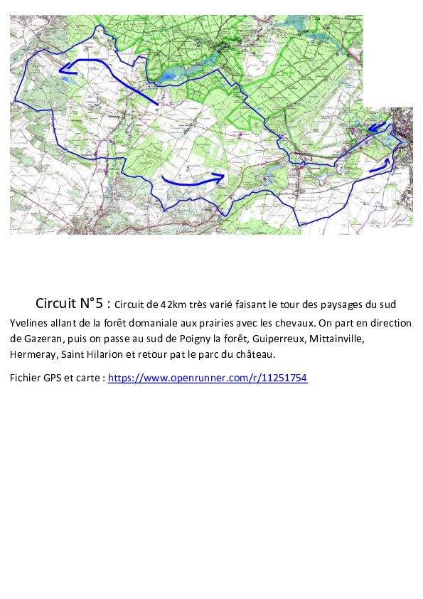 Une journée en forêt de Rambouillet-42km