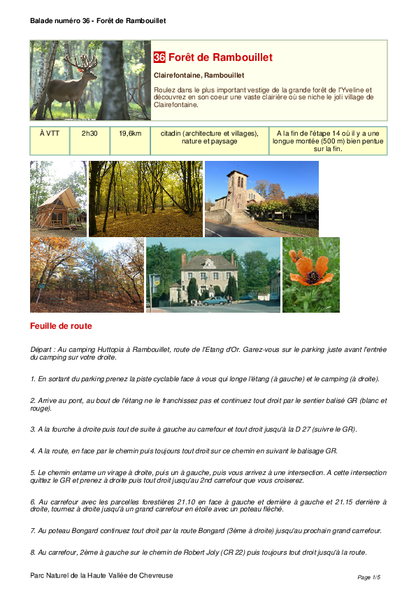 Feuille de route