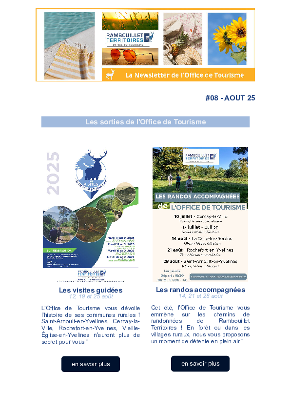 Newsletter août 2025