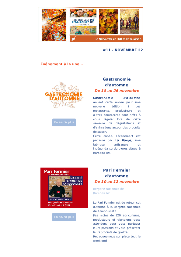 Newsletter novembre 2023
