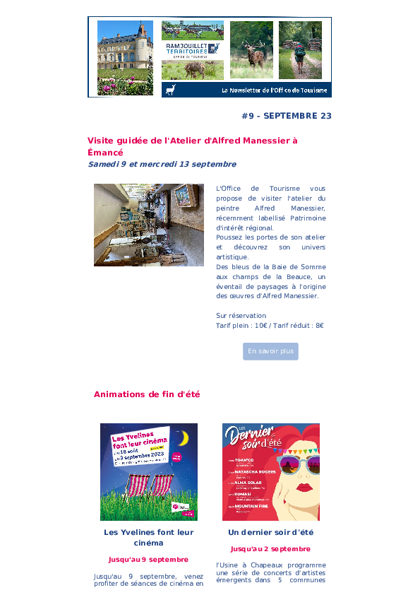 Newsletter septembre 2023