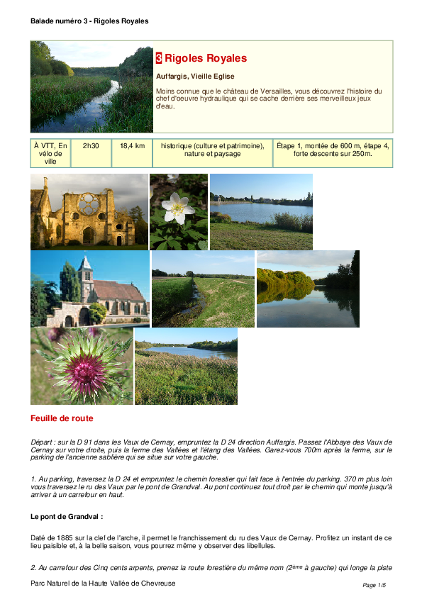 Feuille de route