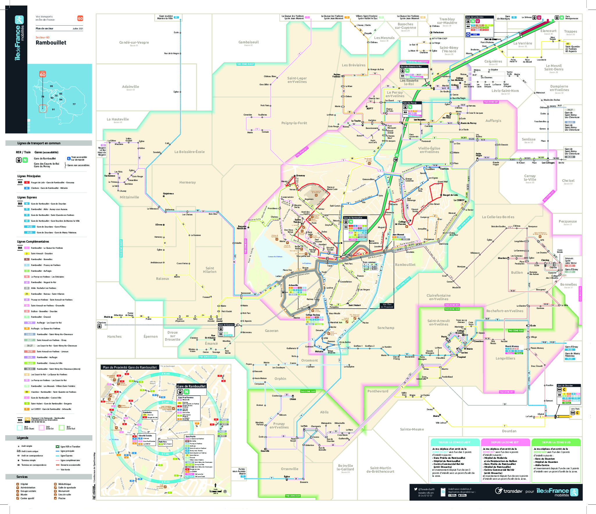 Plan réseau bus