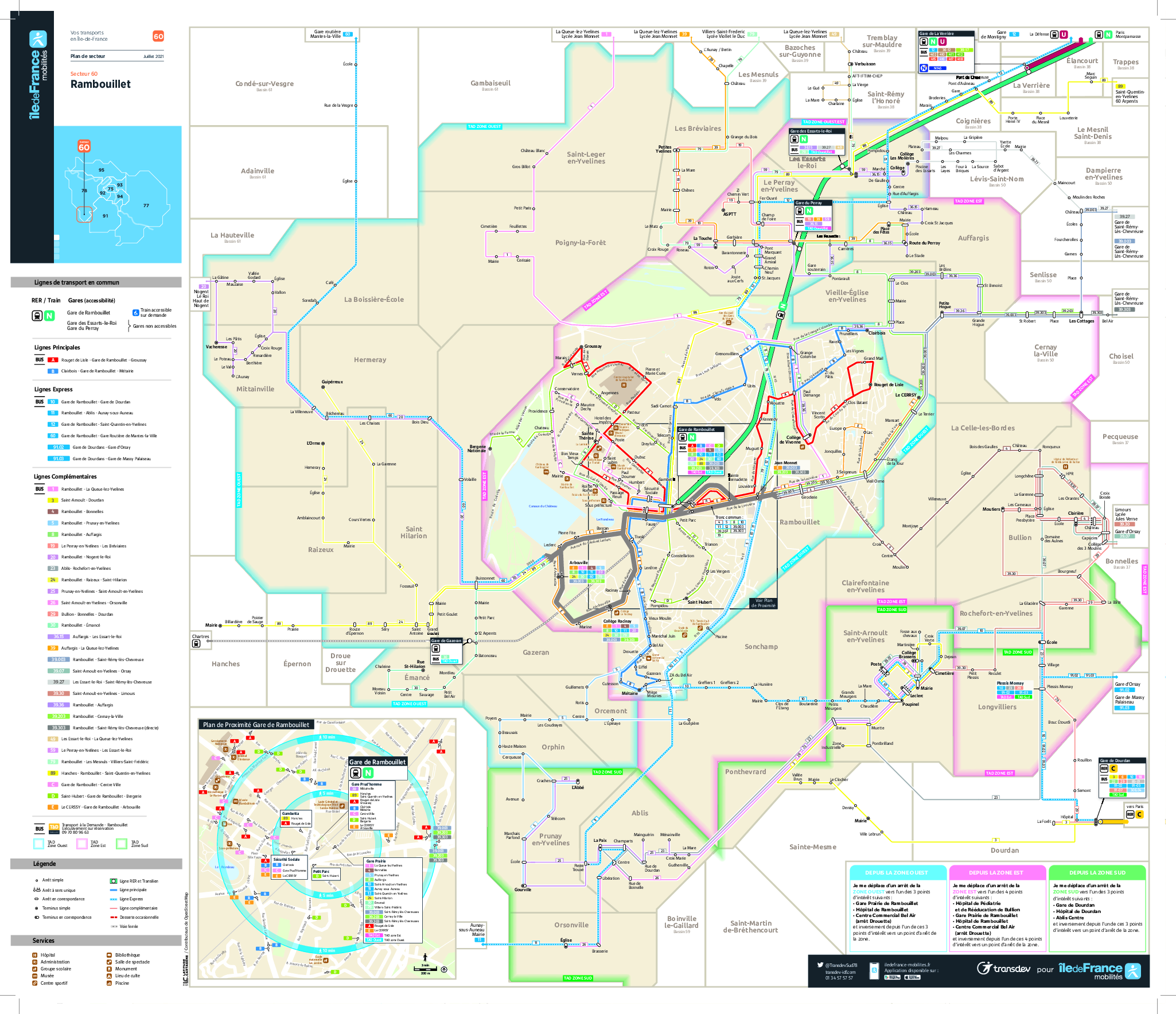 Mapa de la red de autobuses