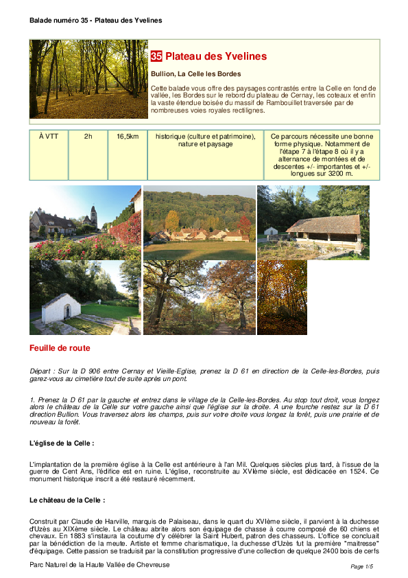Feuille de route