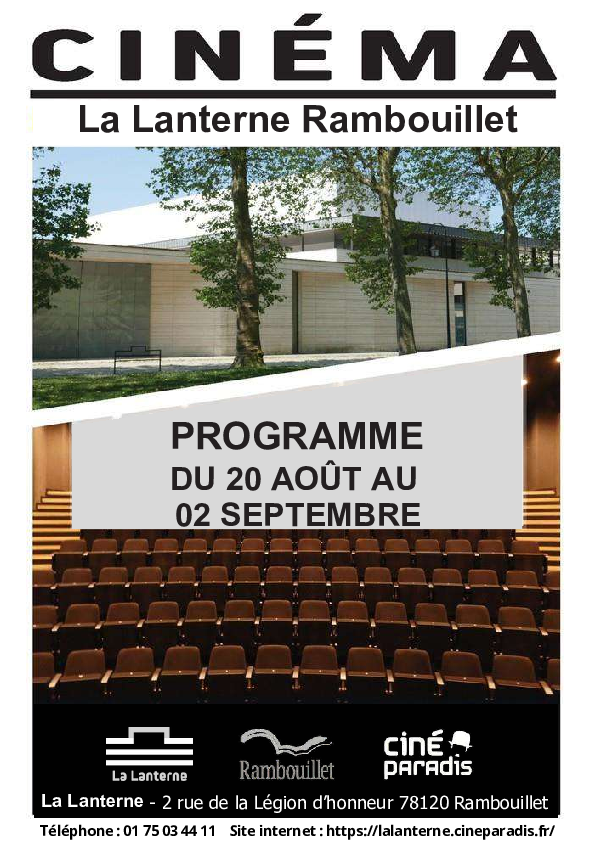 Programme du 20 août au 2 septembre