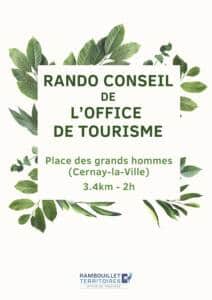 Cernay 1 foglio di consigli escursionistici - Ufficio del turismo di Rambouillet