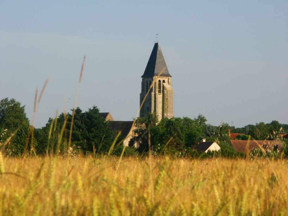 champ clocher eglise sonchamp CC - Office de Tourisme de Rambouillet