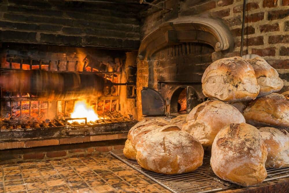 セルネ・ラ・ヴィルのFerme du bout des présでランチ