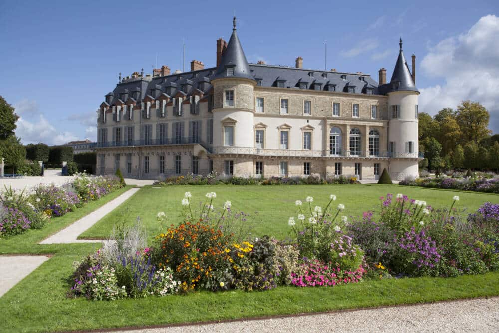 Chateau de Rambouillet fachada en el jardín y fachada en el Gran Canal Copyrgiht Laurent Gueneau - Oficina de Turismo de Rambouillet