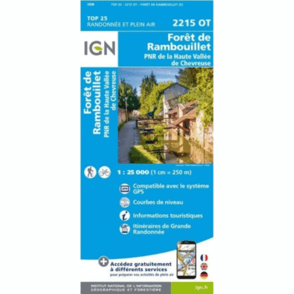 Carte IGN Forêt de Rambouillet