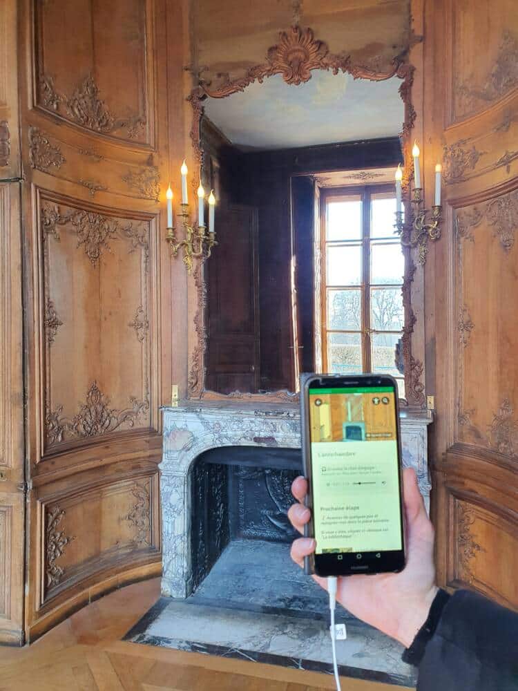 le président arrive. Château de Rambouillet