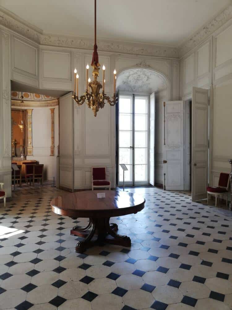 le président arrive. Château de Rambouillet