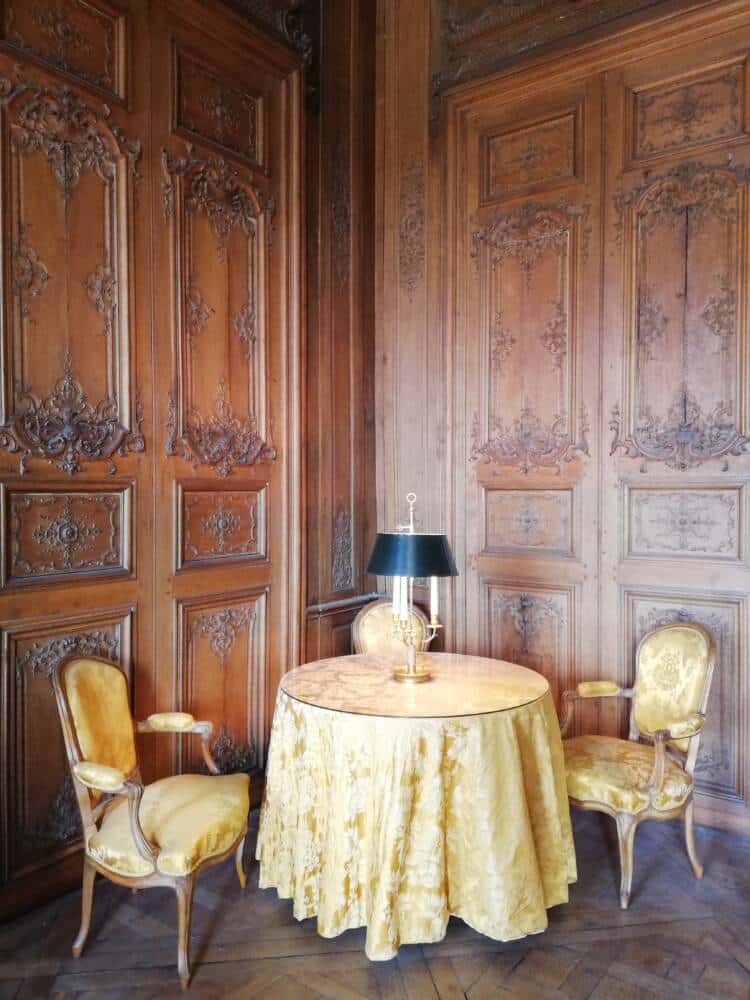 le président arrive. Château de Rambouillet