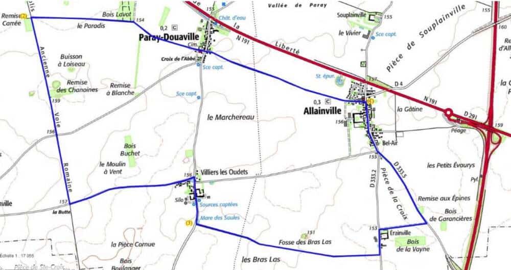 Les randonnées de 10 à 15km - Boucle d'Allainville