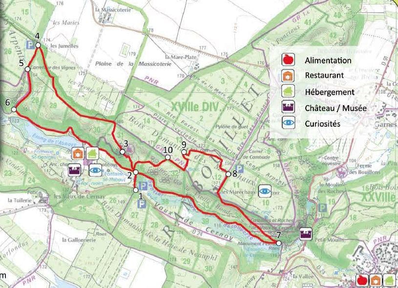 Le mille e una sfaccettature delle valli di Cernay tracciate