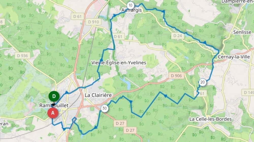 Glatte Les Vaux-Route