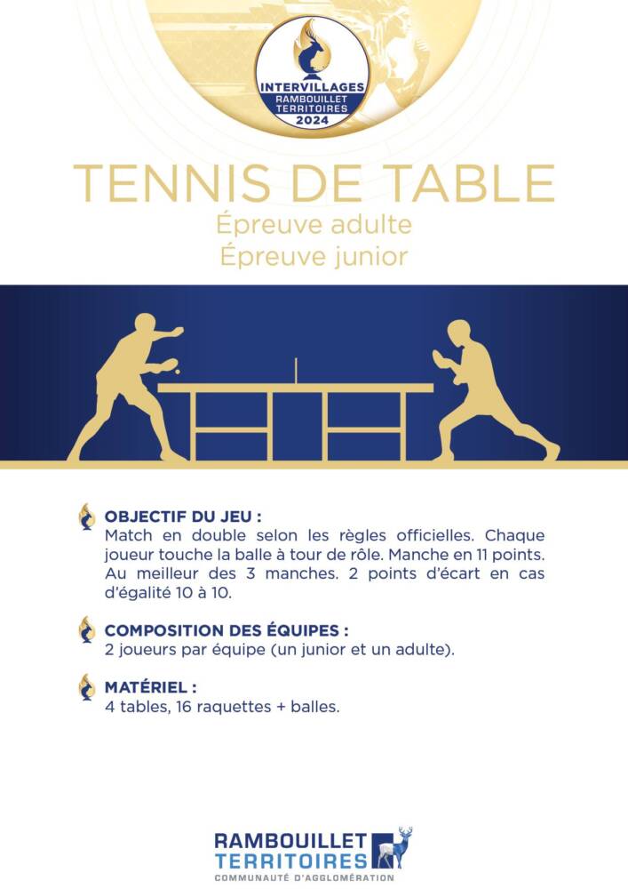 Tennis de table - Intervillages