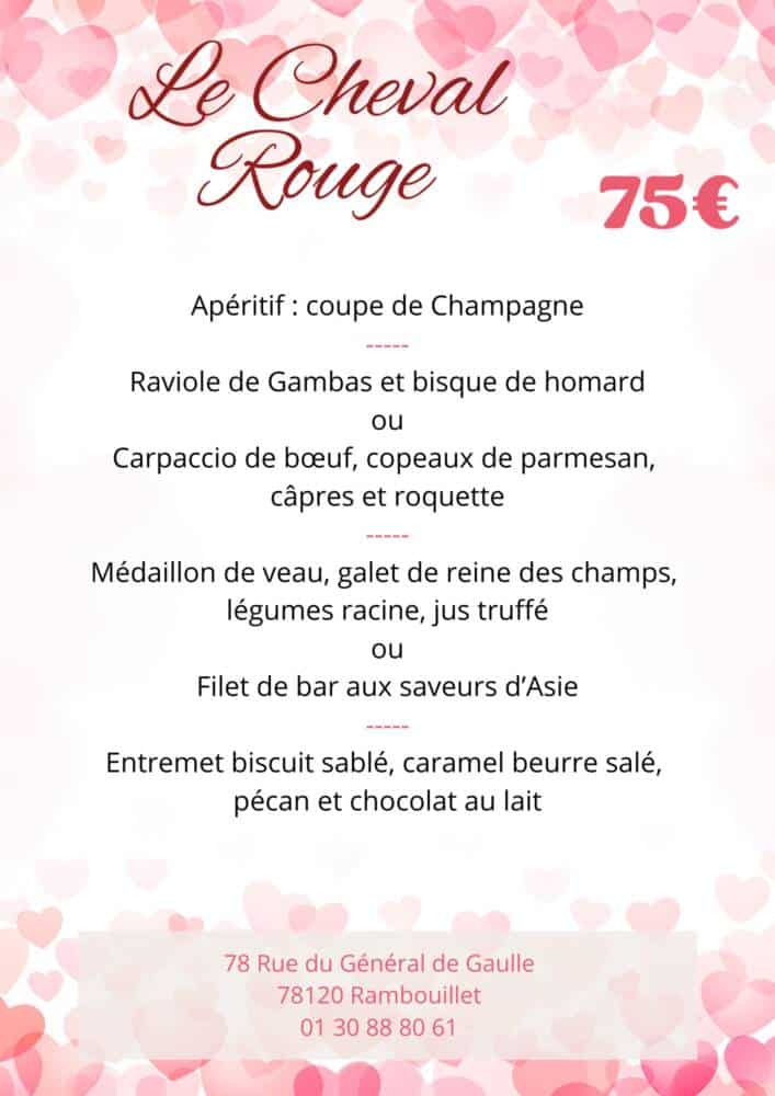 Le Cheval Rouge - Saint-Valentin