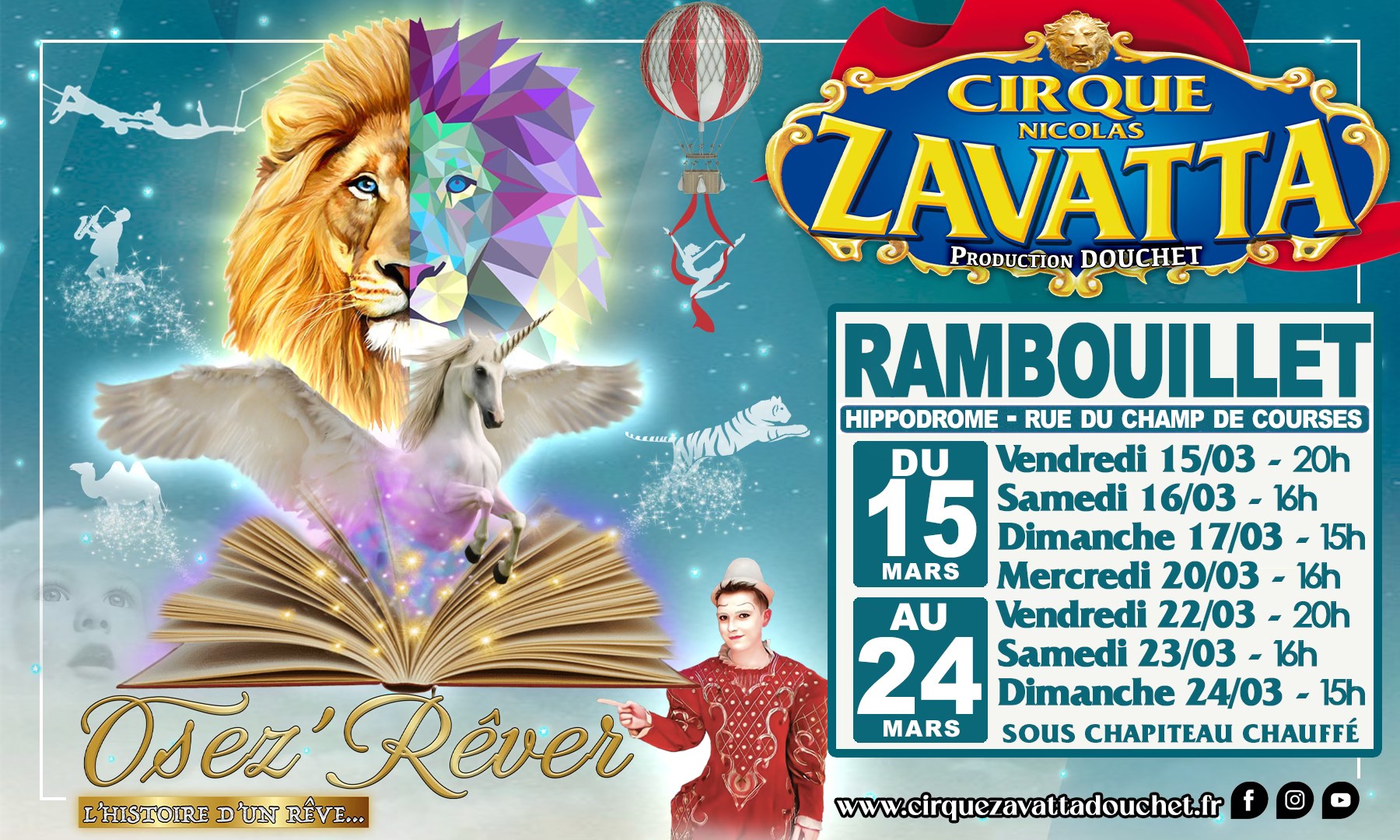 cirque Zavatta douchet - Office de Tourisme de Rambouillet