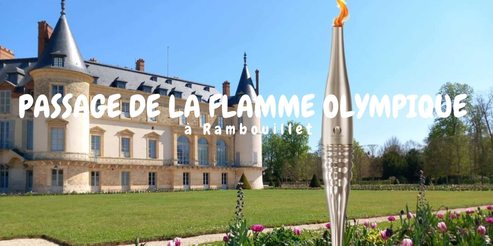 Passage de la flamme olympique à Rambouillet