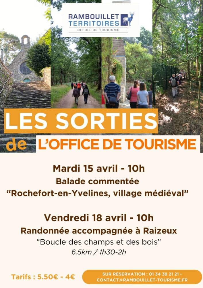 Les sorties de l'Office de Tourisme - vacances de printemps