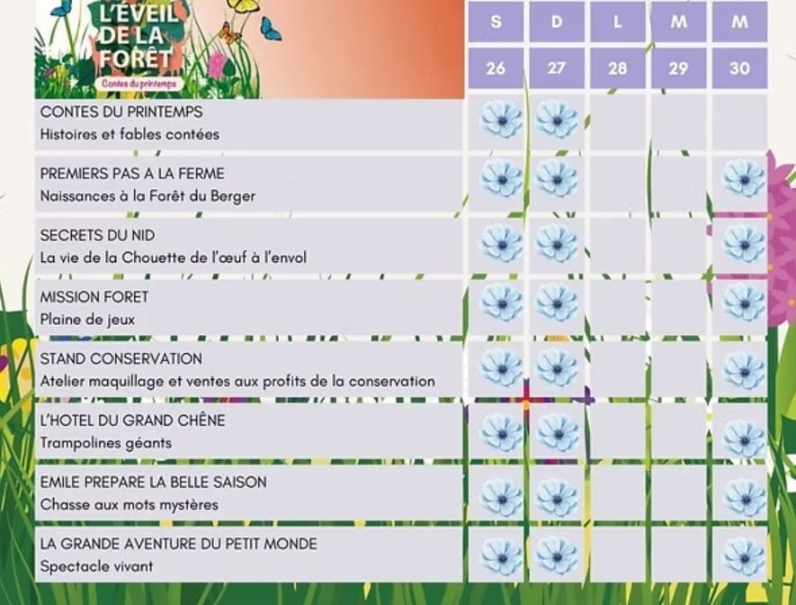 Programme leveil de la foret 4 - Office de Tourisme de Rambouillet