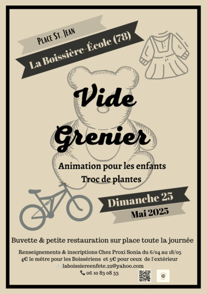 Vide-grenier La Boissière-École