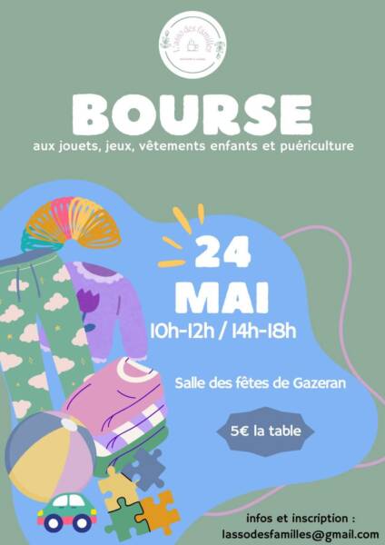 bourse jouets vetements GAZERAN - Office de Tourisme de Rambouillet