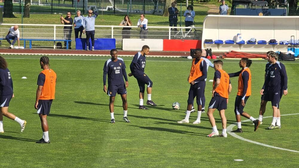 Entraînement de l'équipe de France