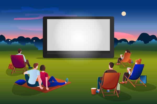 ciné en plein air
