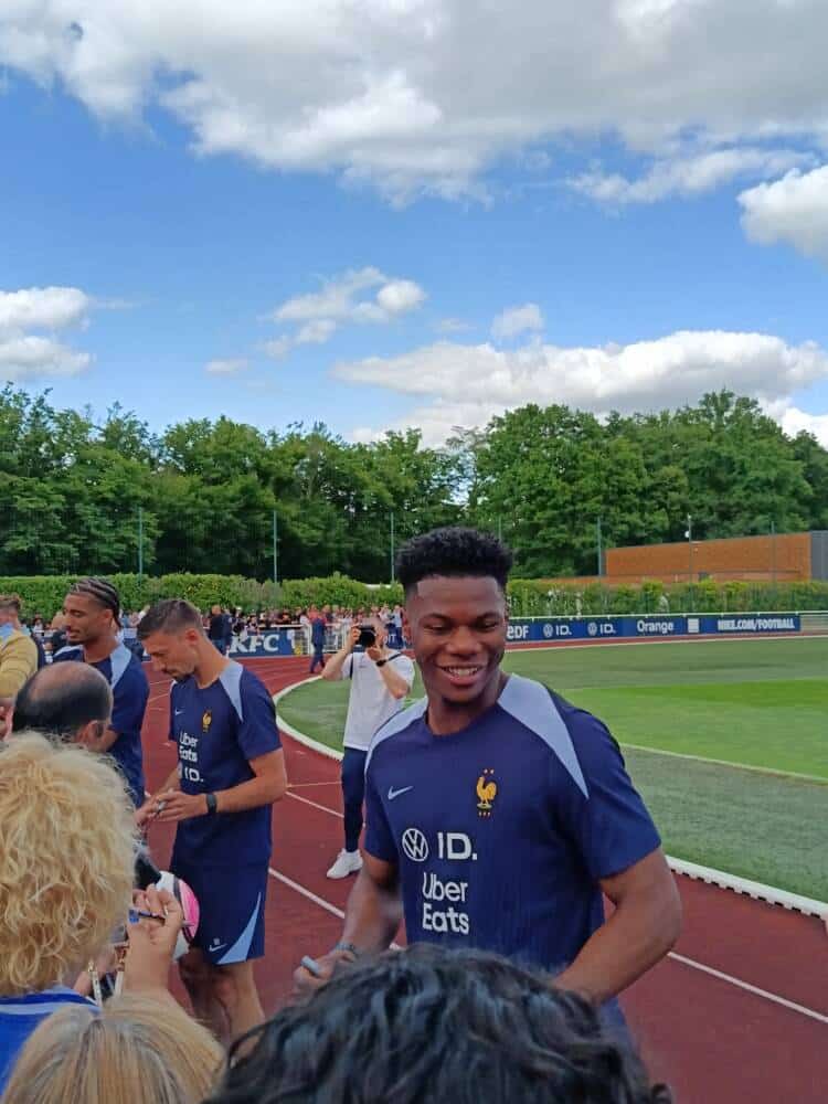 Entraînement de l'équipe de France