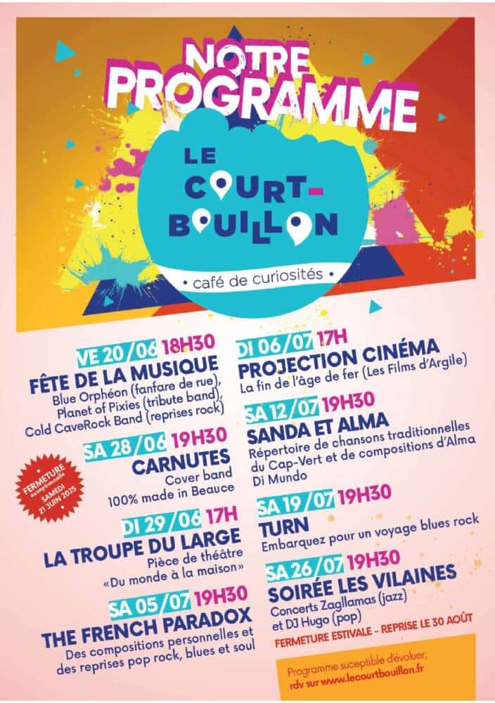 Programme été le Court-Bouillon