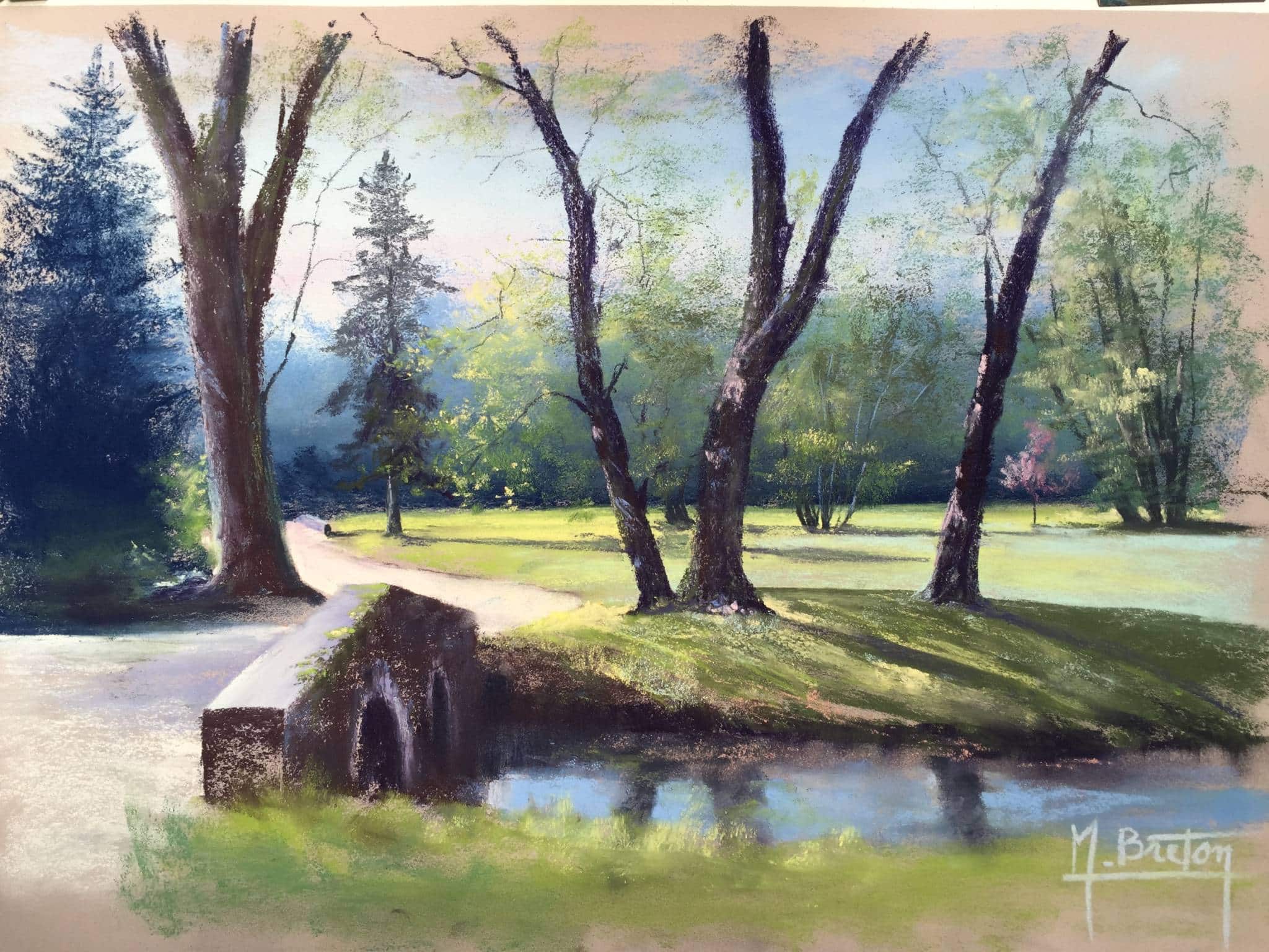 Carte postale Breton rivières anglaises - Office de Tourisme de Rambouillet Carte postale Breton rivières anglaises