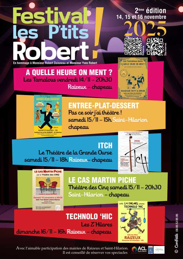 Festival Les P'tits Robert - Office de Tourisme de Rambouillet Festival Les P'tits Robert