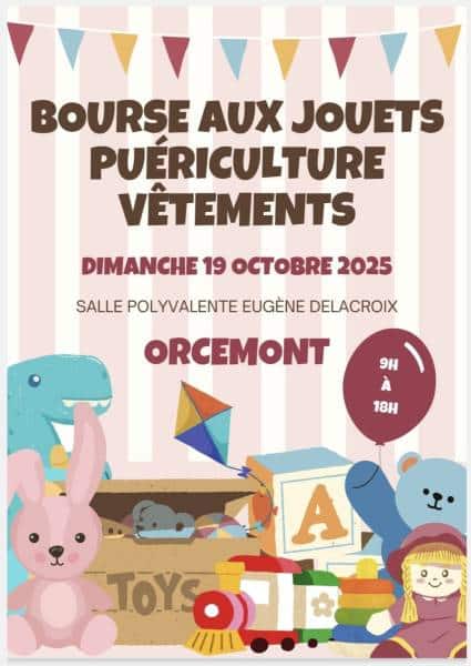 Bourse aux jouets, puériculture et vêtements