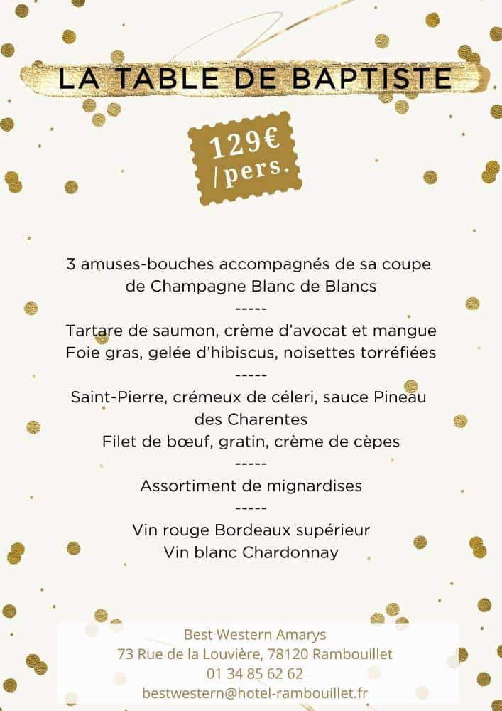 La Table de Baptiste