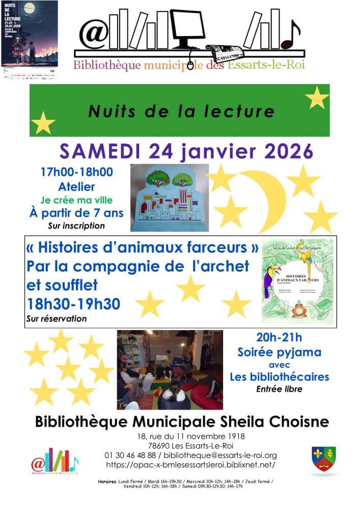 Nuits de la lecture aux Essarts-le-Roi