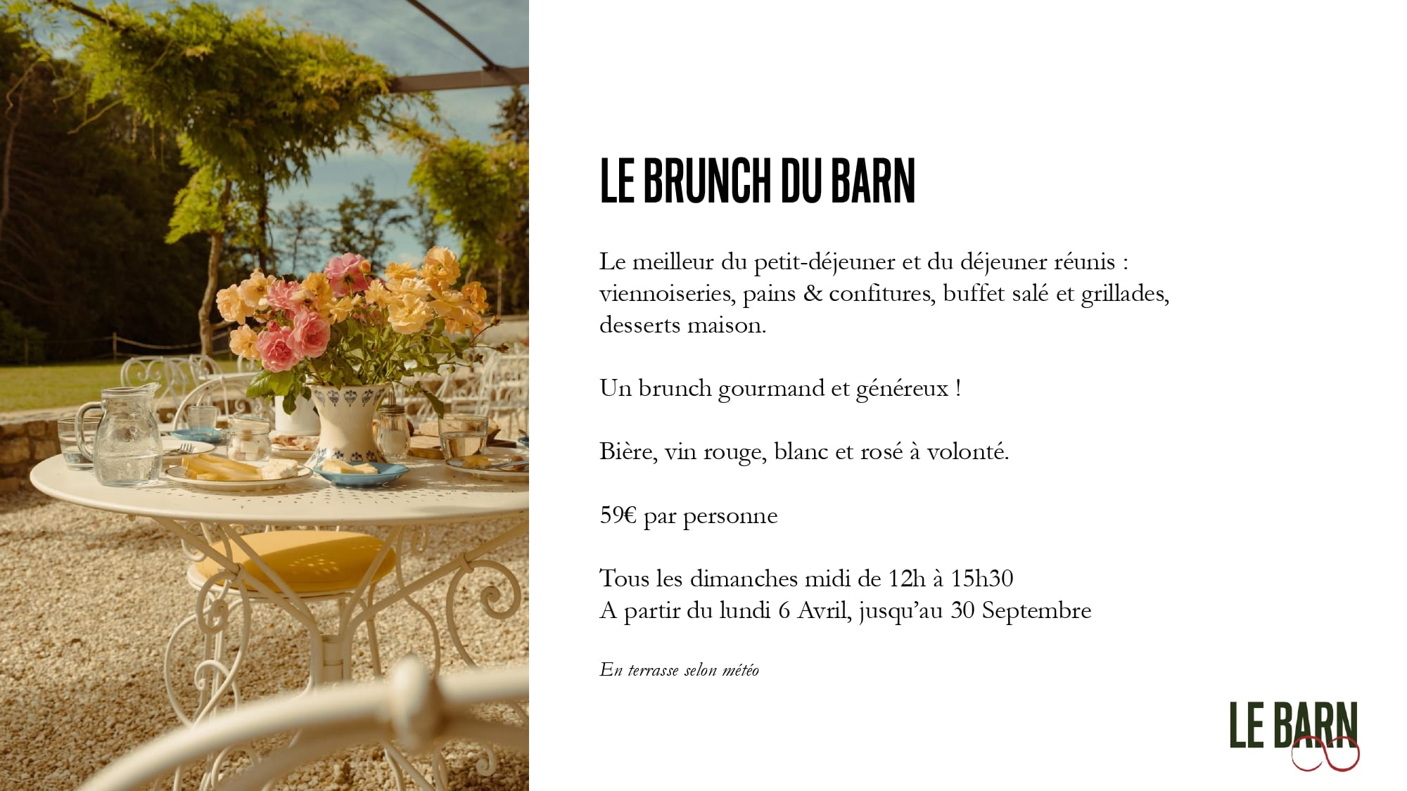 Brunch - La Barn
