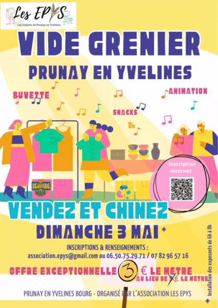 Vide grenier Prunay