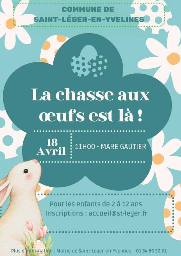 La chasse aux œufs à Rambouillet Territoires - Office de Tourisme de Rambouillet Chasse aux oeufs - St-Léger