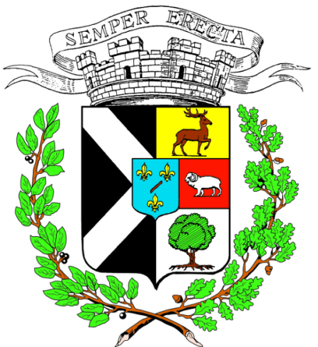 Carte postale carrée Blason de Rambouillet