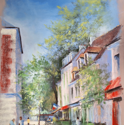 Carte postale Breton centre ville de Rambouillet