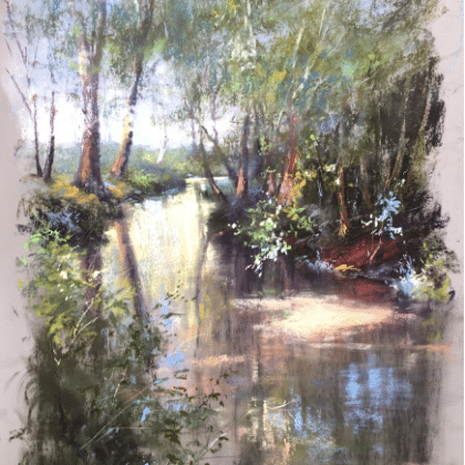 Carte postale Breton Rivière Guéville