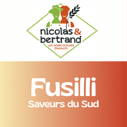 Pâtes fusilli saveurs du sud