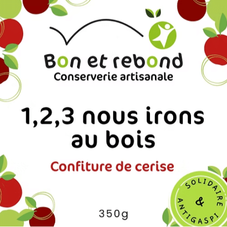 Confiture 1,2,3 nous irons au bois