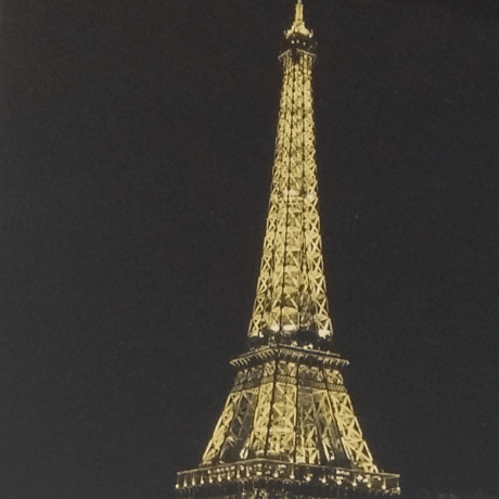 Carte postale Tour Eiffel de nuit